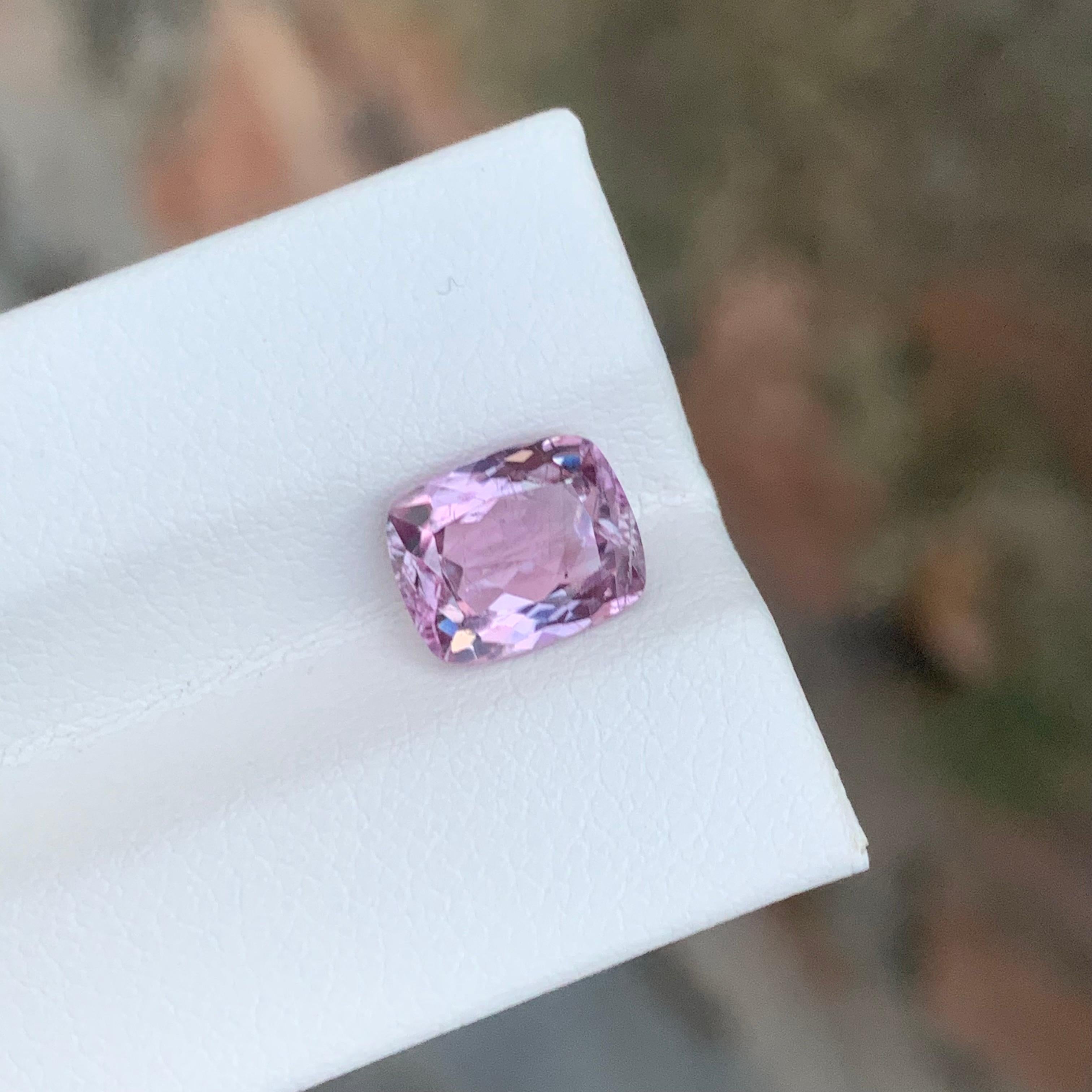 Loose Diaspore 

Weight: 2.50 Carat 
Dimension: 8.8 x 7.1 x 4.4 Mm
Colour: Purplish Pink 
Origin: Afghanistan 
Treatment: Non 
Certificate: On Demand 
Shape : Cushion 


Diaspore is a rare and fascinating gemstone known for its remarkable