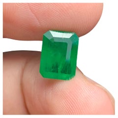 AA Qualität 2,50 Karat Natürlicher Loser Smaragd Ring Edelstein Swat Pakistan Mine