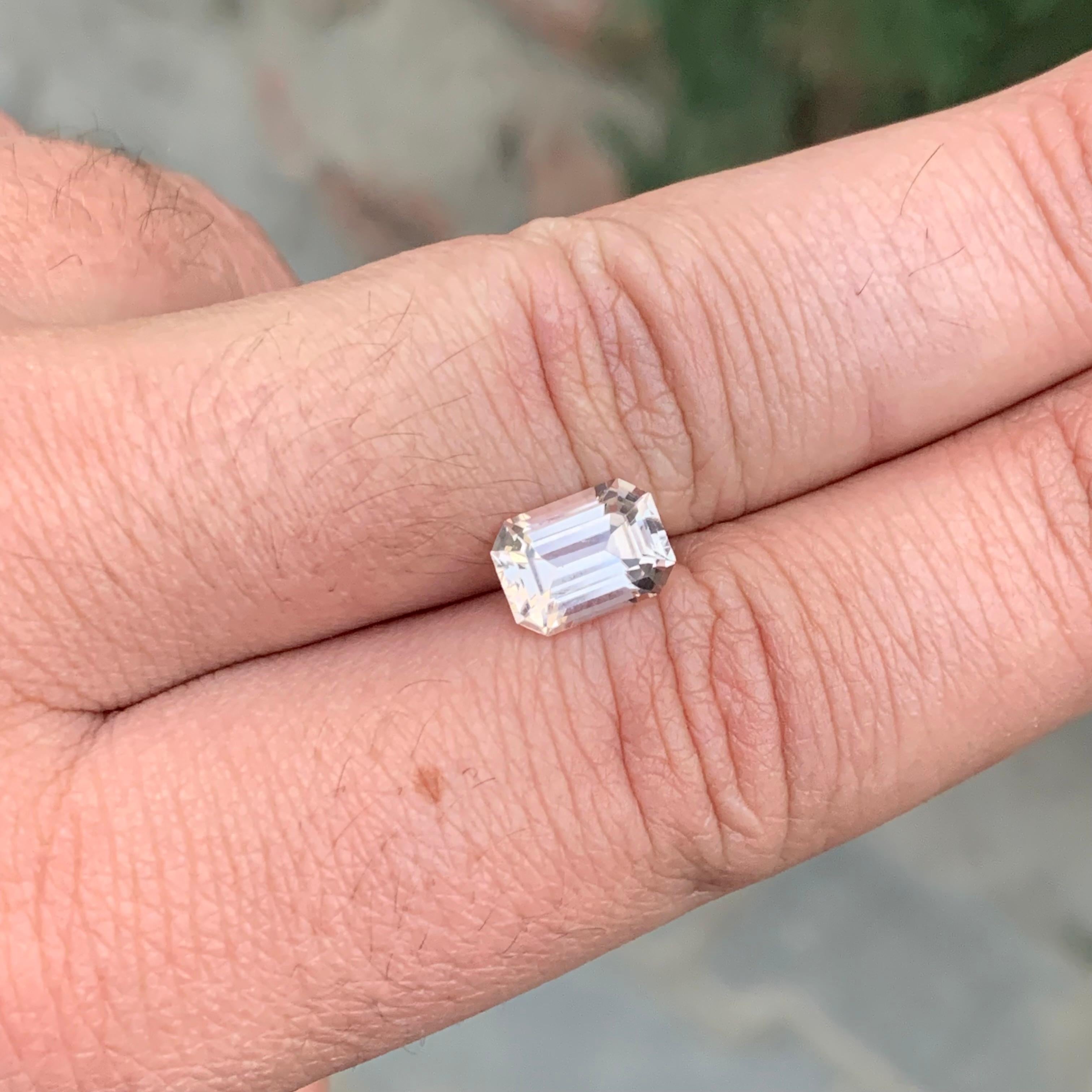 2.50 Karat natürlicher loser Imperial Topas Smaragd Form Edelstein im Angebot 5