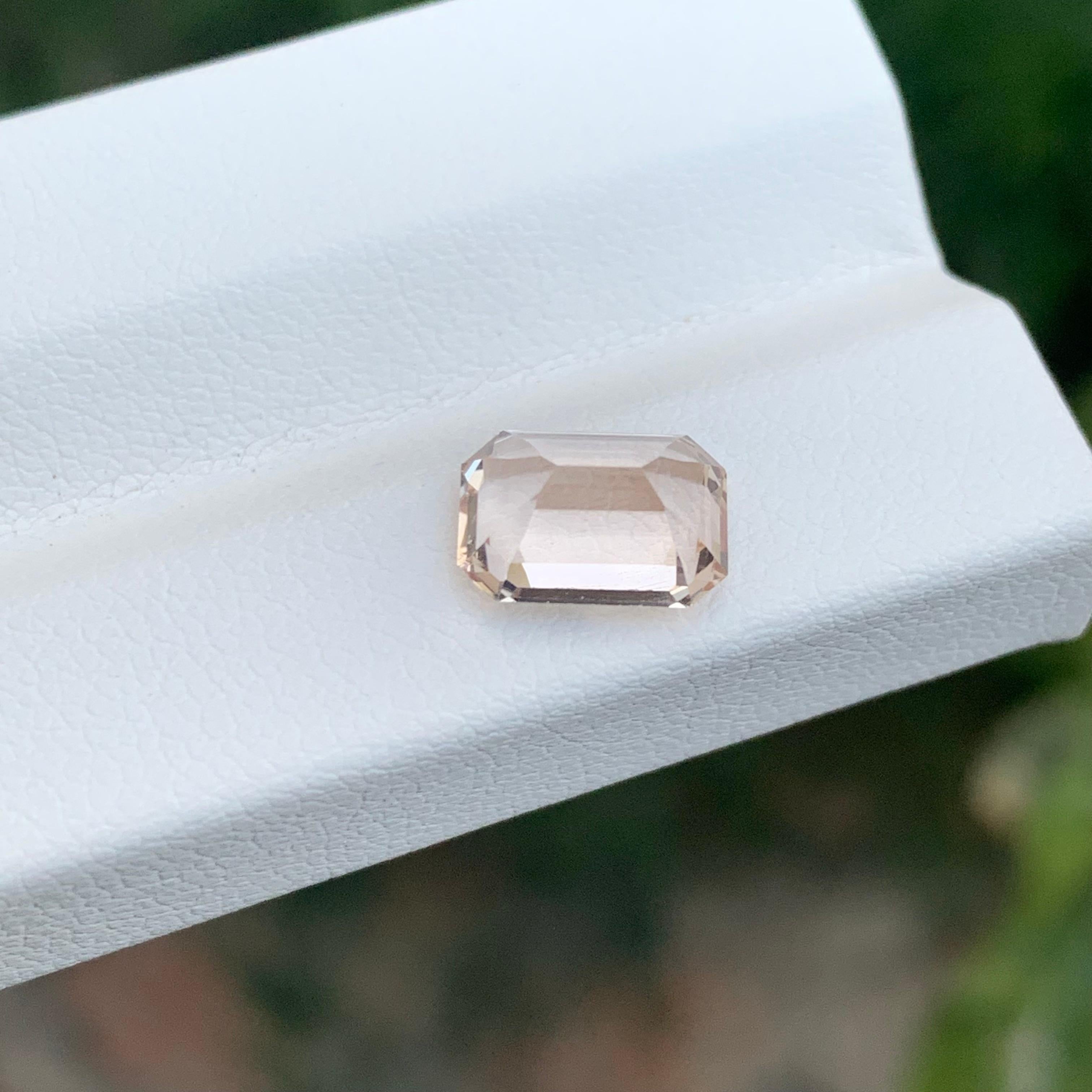2.50 Karat natürlicher loser Imperial Topas Smaragd Form Edelstein im Angebot 2