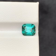 2.50 Karat Natürlicher loser Lagunenblauer Turmalin Cushion-Schliff Afghanischer Edelstein