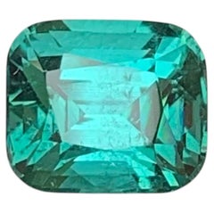 2.50 Karat Natürlicher loser Lagunenblauer Turmalin Cushion-Schliff Afghanischer Edelstein