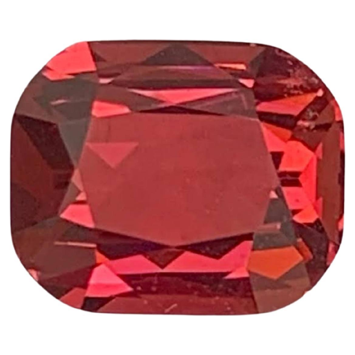 2,50 Karat Natürliche Lose Pfirsich Rot Granat Stein Kissenschliff Afrika Edelstein