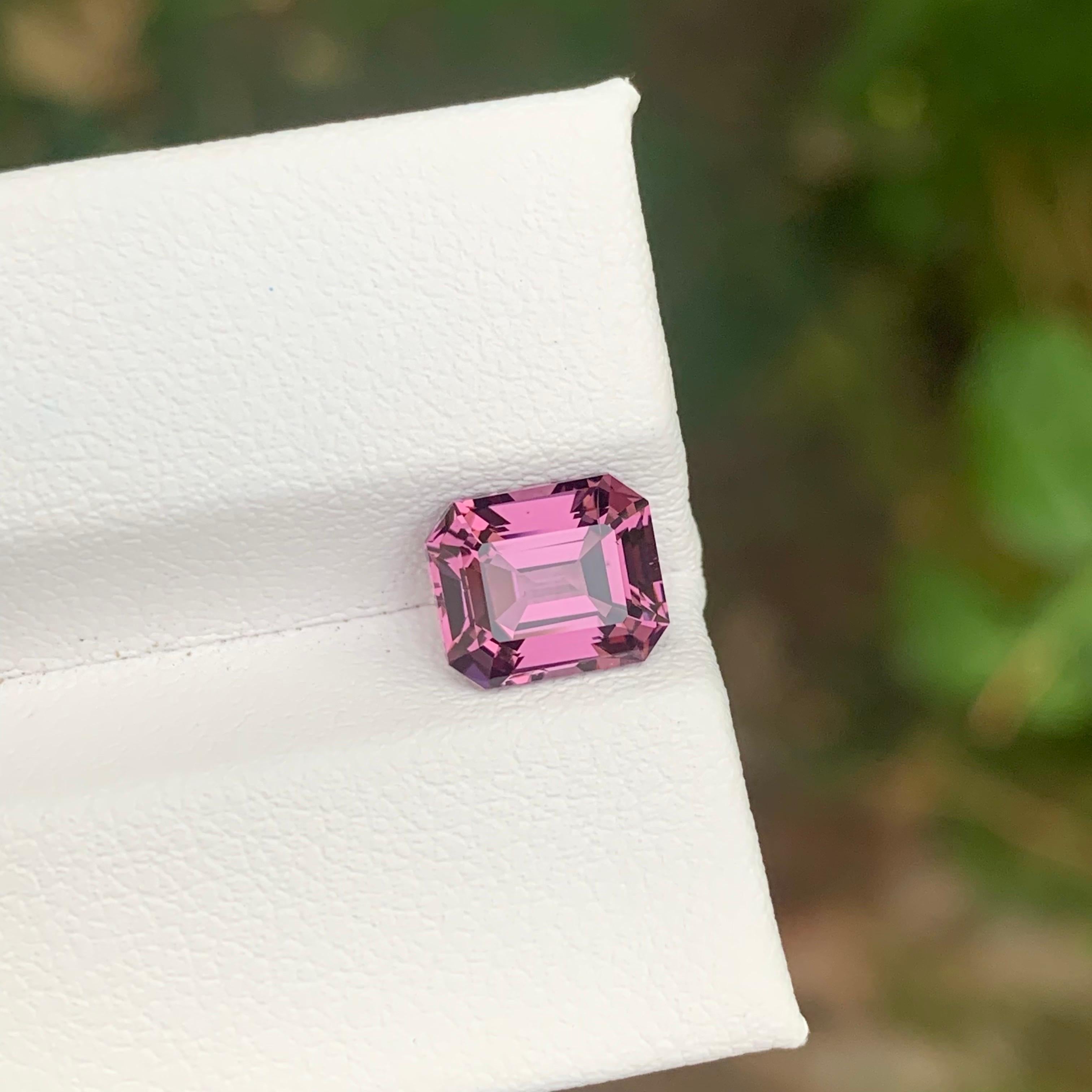 Faceted Pink Spinel

Weight : 2.50 Carat
Dimension : 8 x 6.7 x 4.9 Mm
Colour : Pink 
Treatment: Non
Origin: Tanzania
Shape : Emerald 
Certificate: On Demand

Spinel is a captivating gemstone prized for its brilliant colors and exceptional clarity.