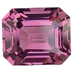 2.50 Carat Natural Loose Pink Spinel Emerald Shape Gemstone From Tanzania