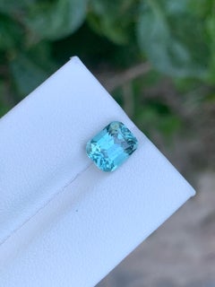 2.50 Carat Natural Loose Seafoam Tourmaline Cushion Cut Gemstone