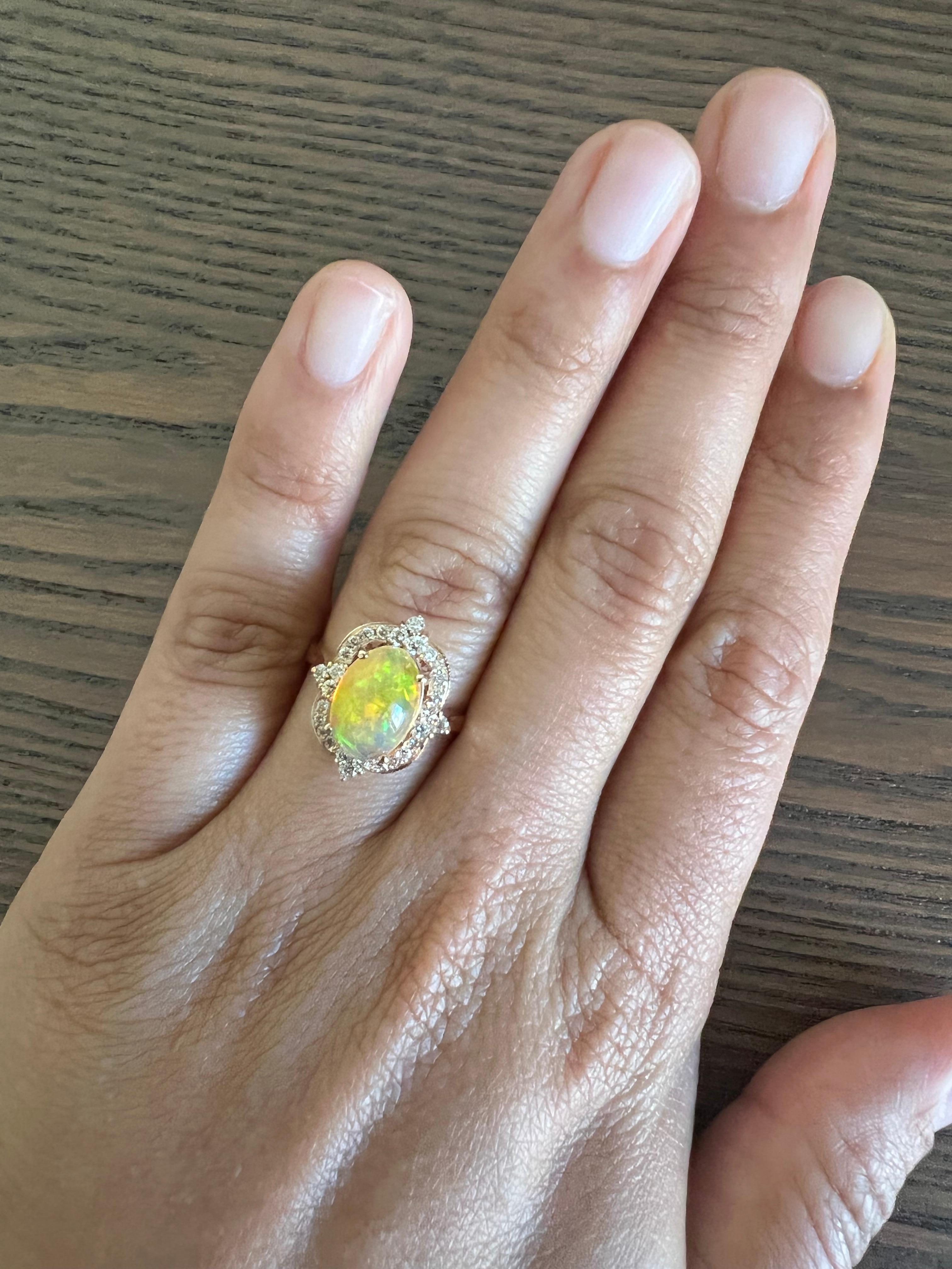 opal engagement ring