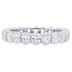 2,50 Karat Oval Eternity-Ring 14K Gold