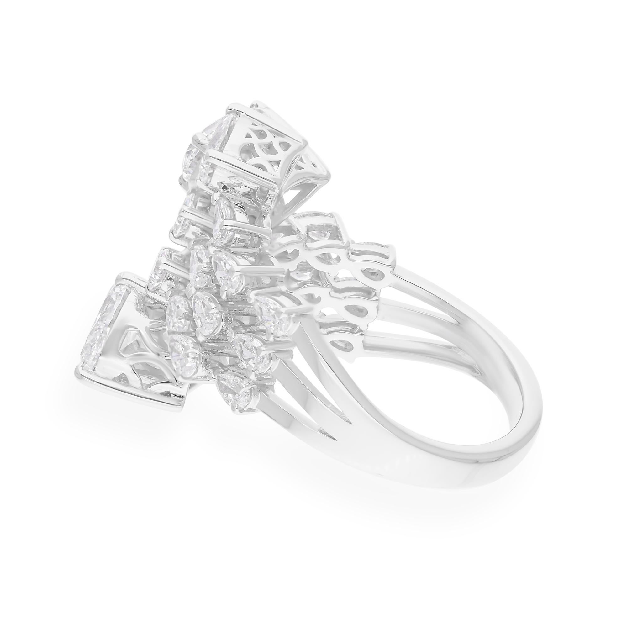Cast from 18-karat gold, these exquisite ring is handset with 2.50 carats of sparkling diamonds.

FOLLOW SPECTRUM JEWELS storefront to view the latest collection & exclusive pieces. Spectrum Jewels is proudly rated as a Top Seller on 1stdibs with 5