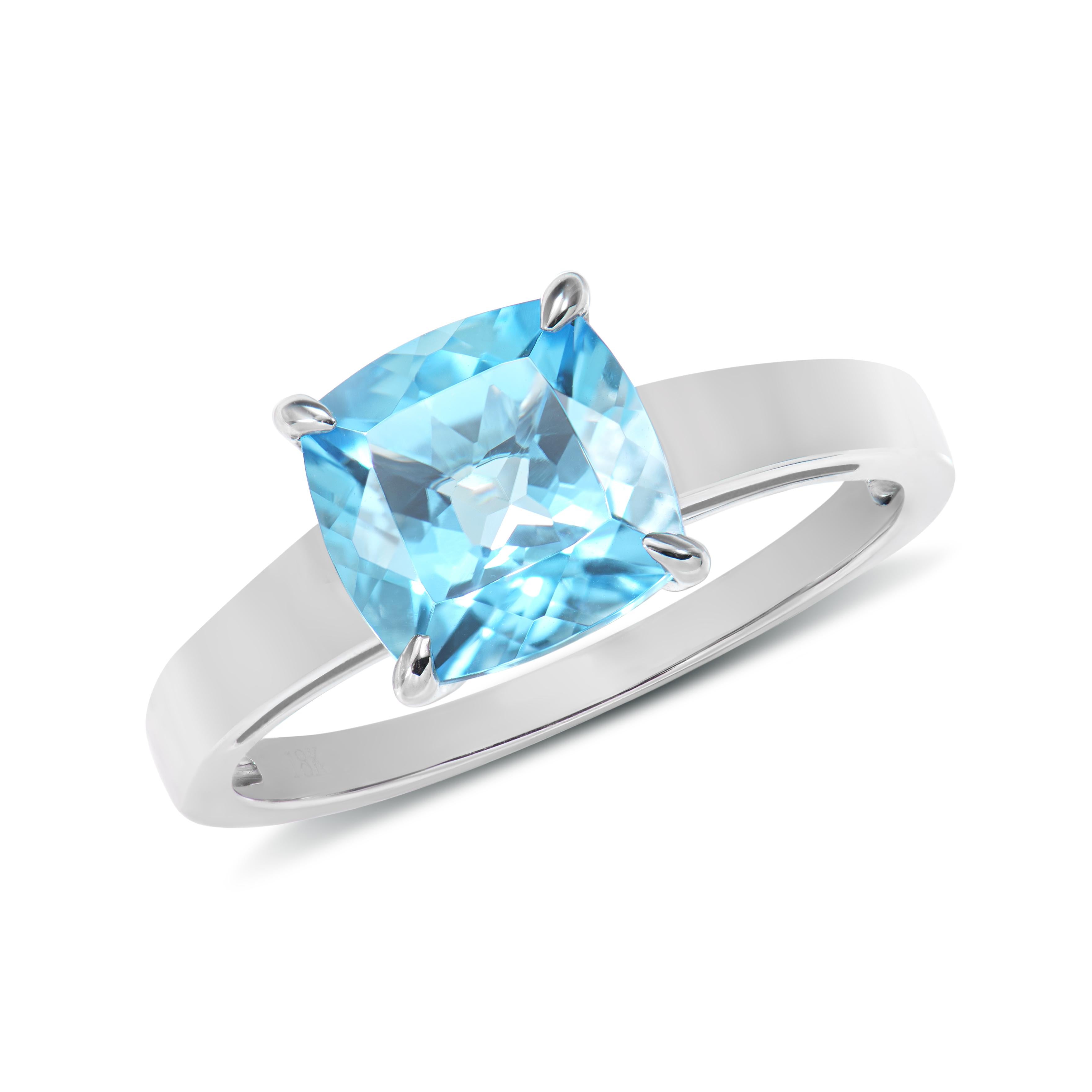 Presented A lovely collection of gems, including Amethyst, Sky Blue Topaz, and Swiss Blue Topaz is perfect for people who value quality and want to wear it to any occasion or celebration. The white gold sky blue topaz ring offer a classic yet