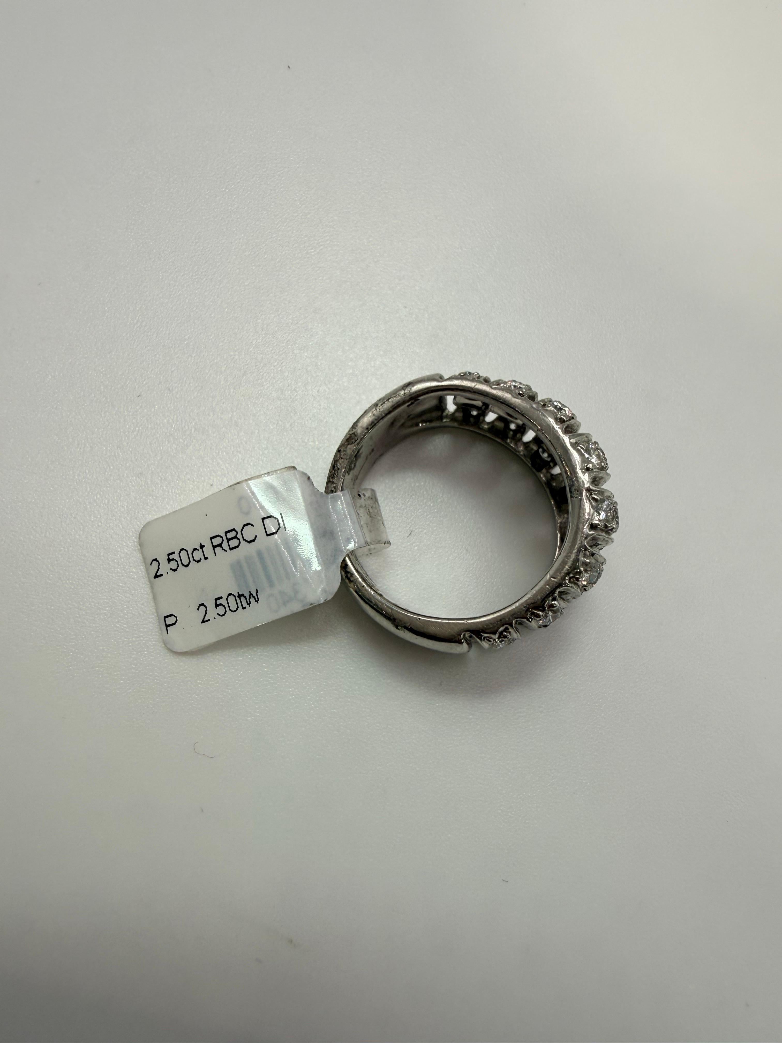 2,50 Karat Kuppelring 14Kt Gold Modischer Ring im Zustand „Neu“ im Angebot in Boca Raton, FL