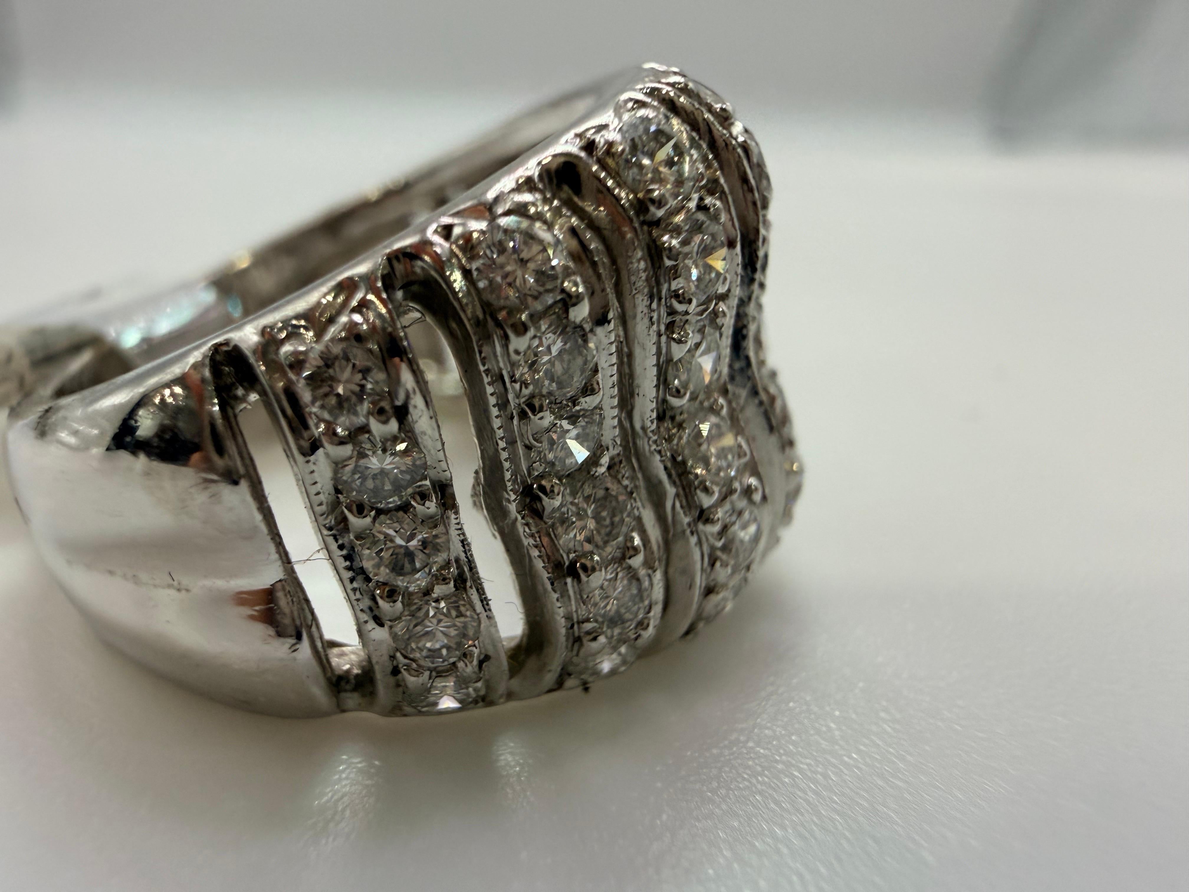 2,50 Karat Kuppelring 14Kt Gold Modischer Ring im Angebot 2