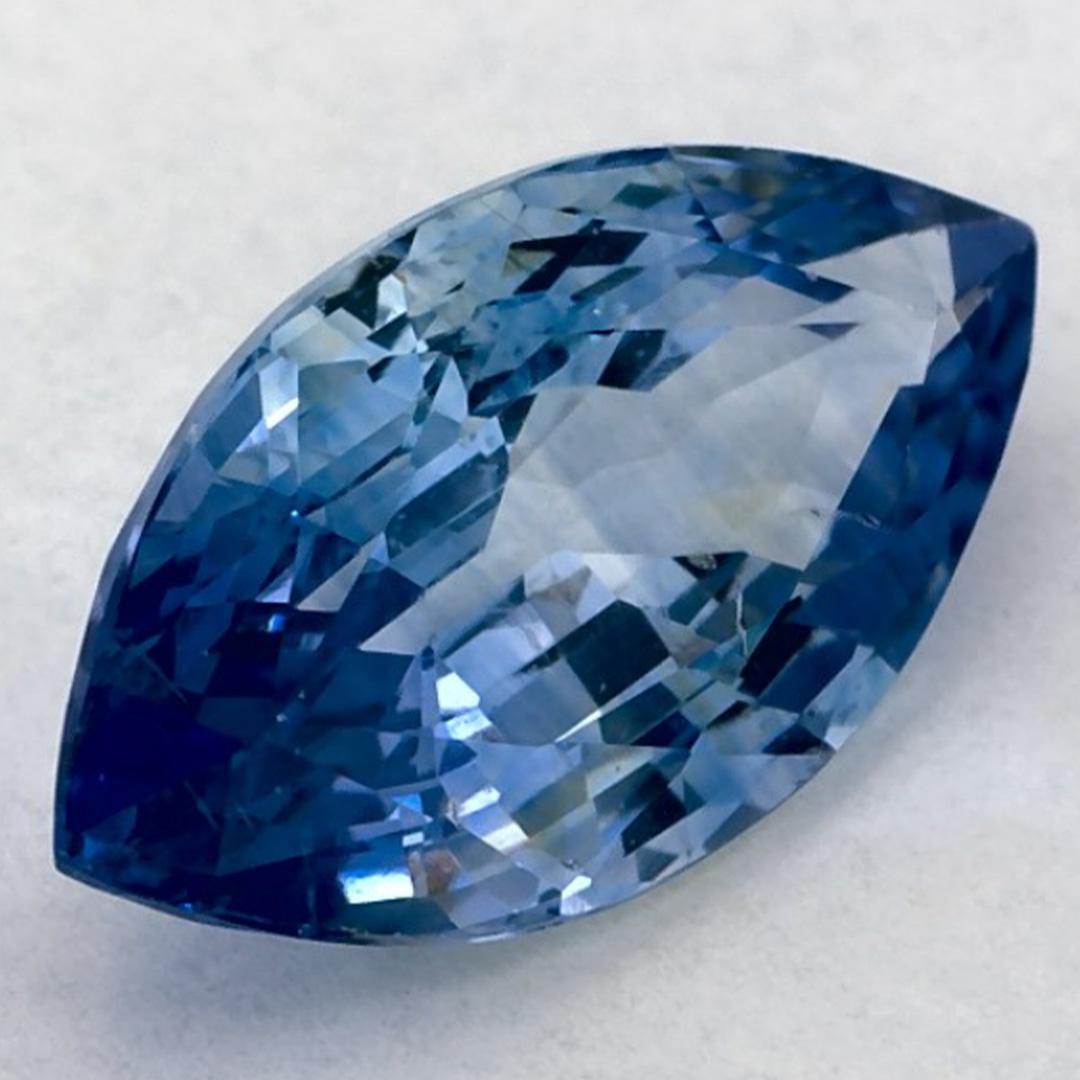 Taglio marquise 2.50 carati di Zaffiro Blu Marquise Gemma Sciolta in vendita