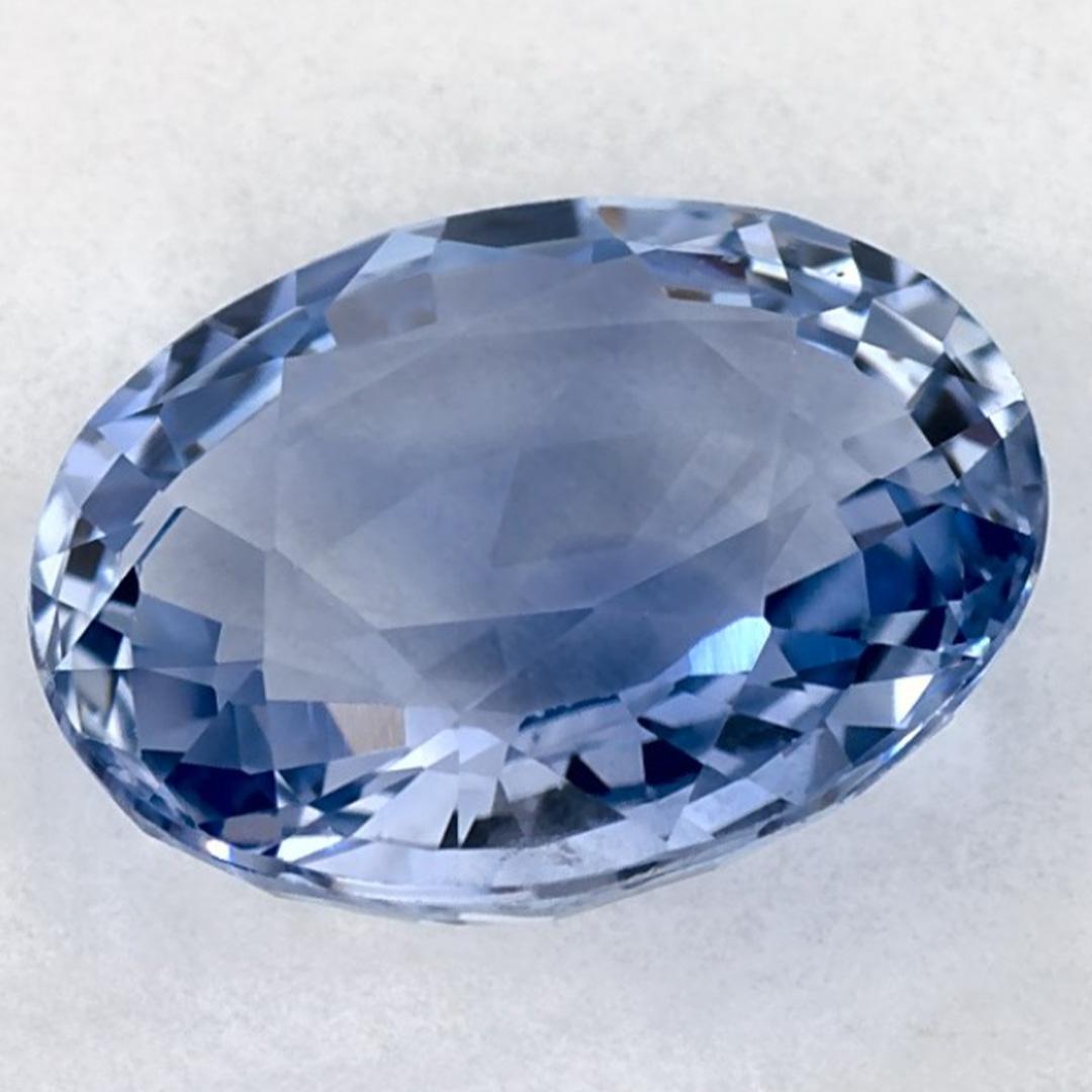 2.50 carati di zaffiro blu ovale sfuso In condizioni Nuovo in vendita a Fort Lee, NJ