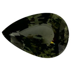 2.50 Ct Green Sapphire Pear Loose Gemstone