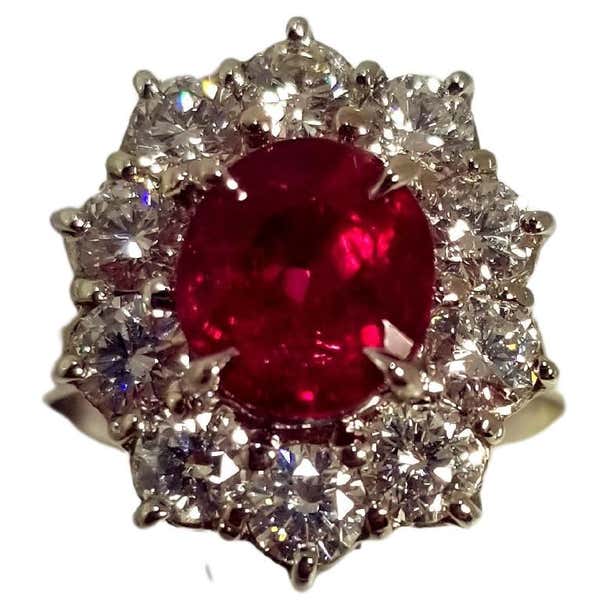NEW SSEF CERT PIGEON RED 2.50Ct Unheated Burma Ruby and Ideal Cut ...