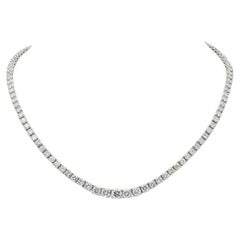 Collier Riviera 25,00 carats de diamants taillés en rond