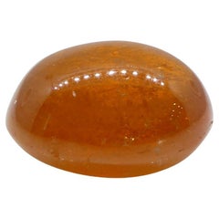 Cabujón ovalado de 25.06 ct Granate naranja mandarina espesartina de Nigeria