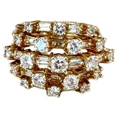 2.50CT Diamant 18KT Gold Vintage Cocktail Ring