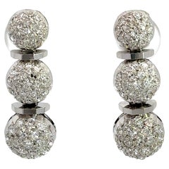 2.50CT Diamant Platin Vintage By Ohrringe