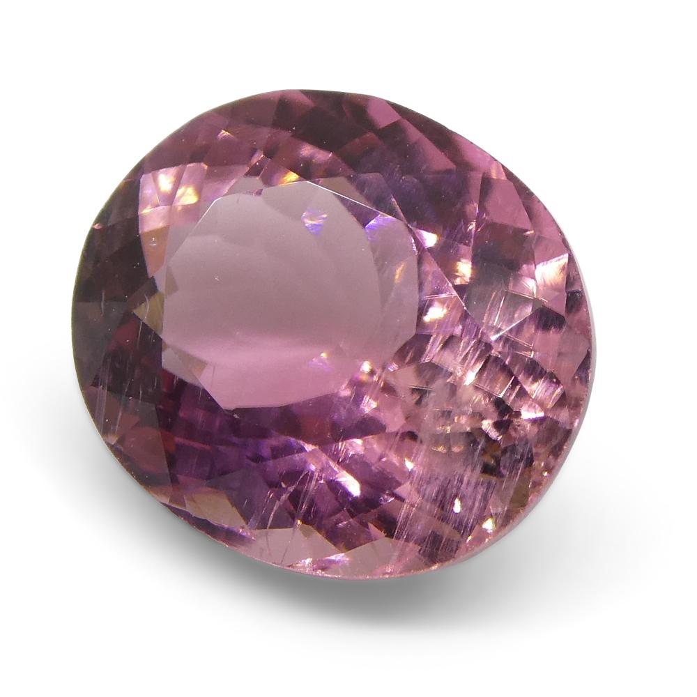 2.50ct Oval Pink Tourmaline For Sale 4