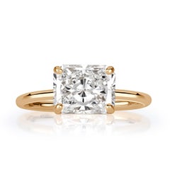 2.50ct Radiant Cut Diamond Engagement Ring