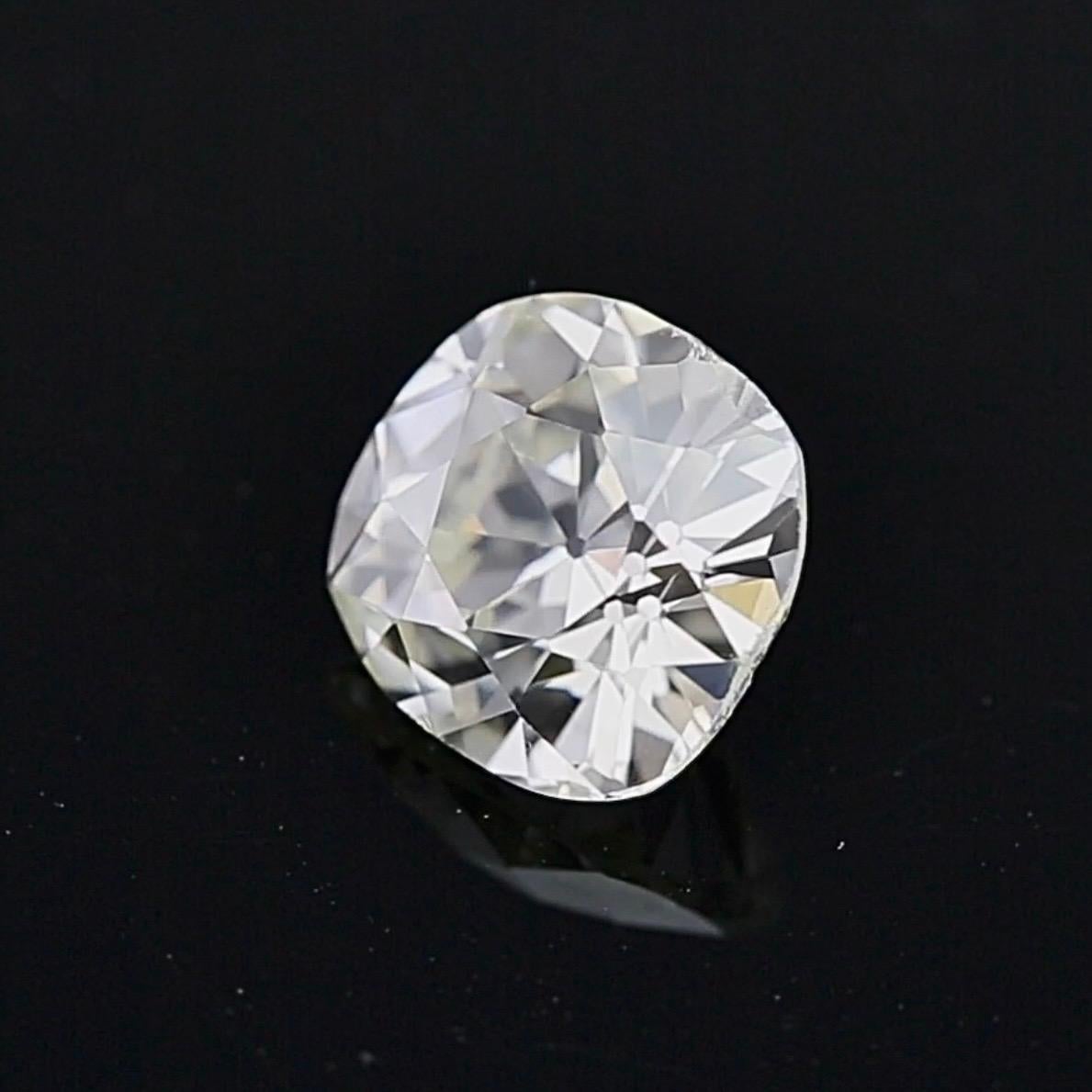2.50cts Antike Mine Cushion im Angebot 1