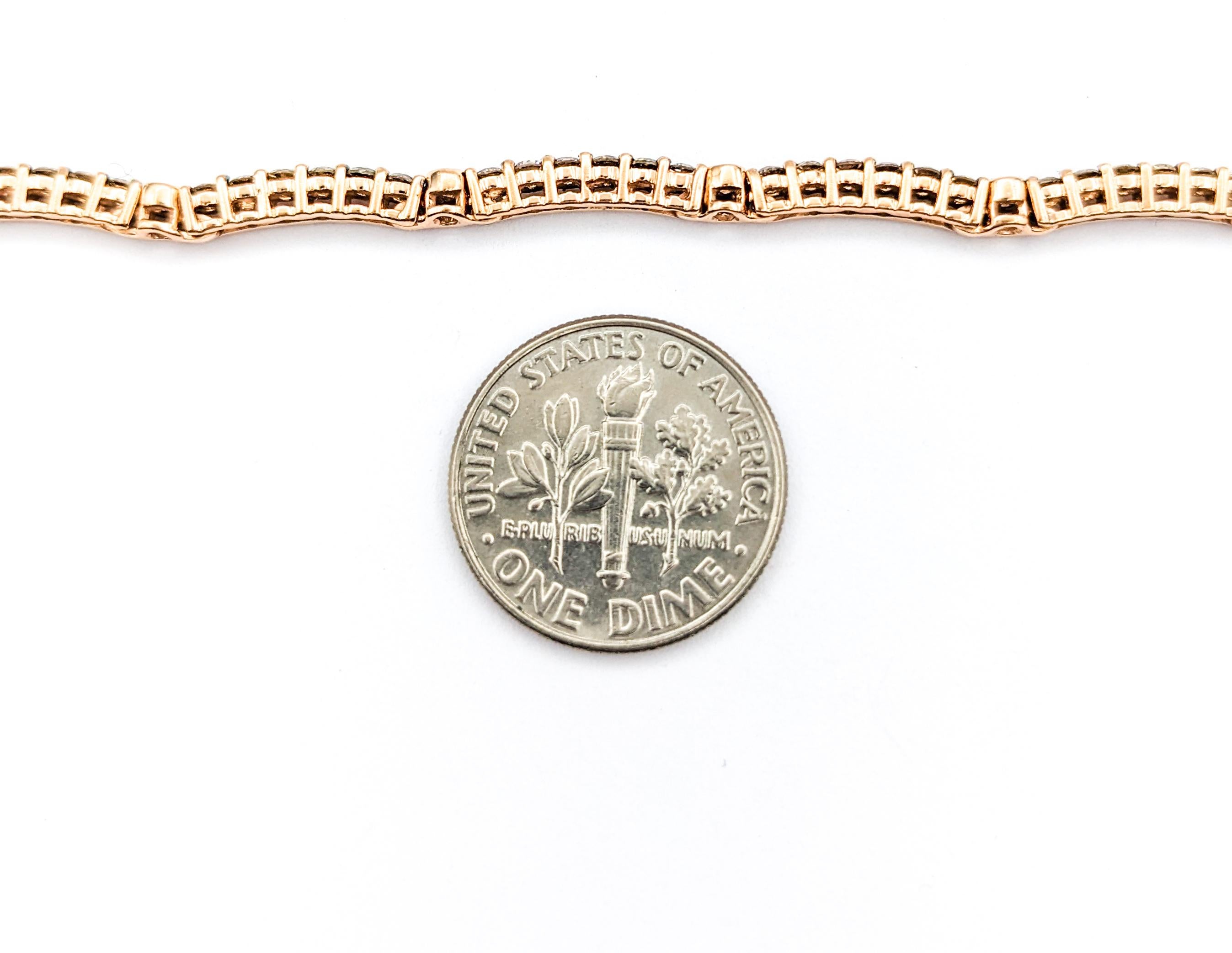 Contemporain Bracelet LeVian en or rose avec 2,50ctw de diamants en vente