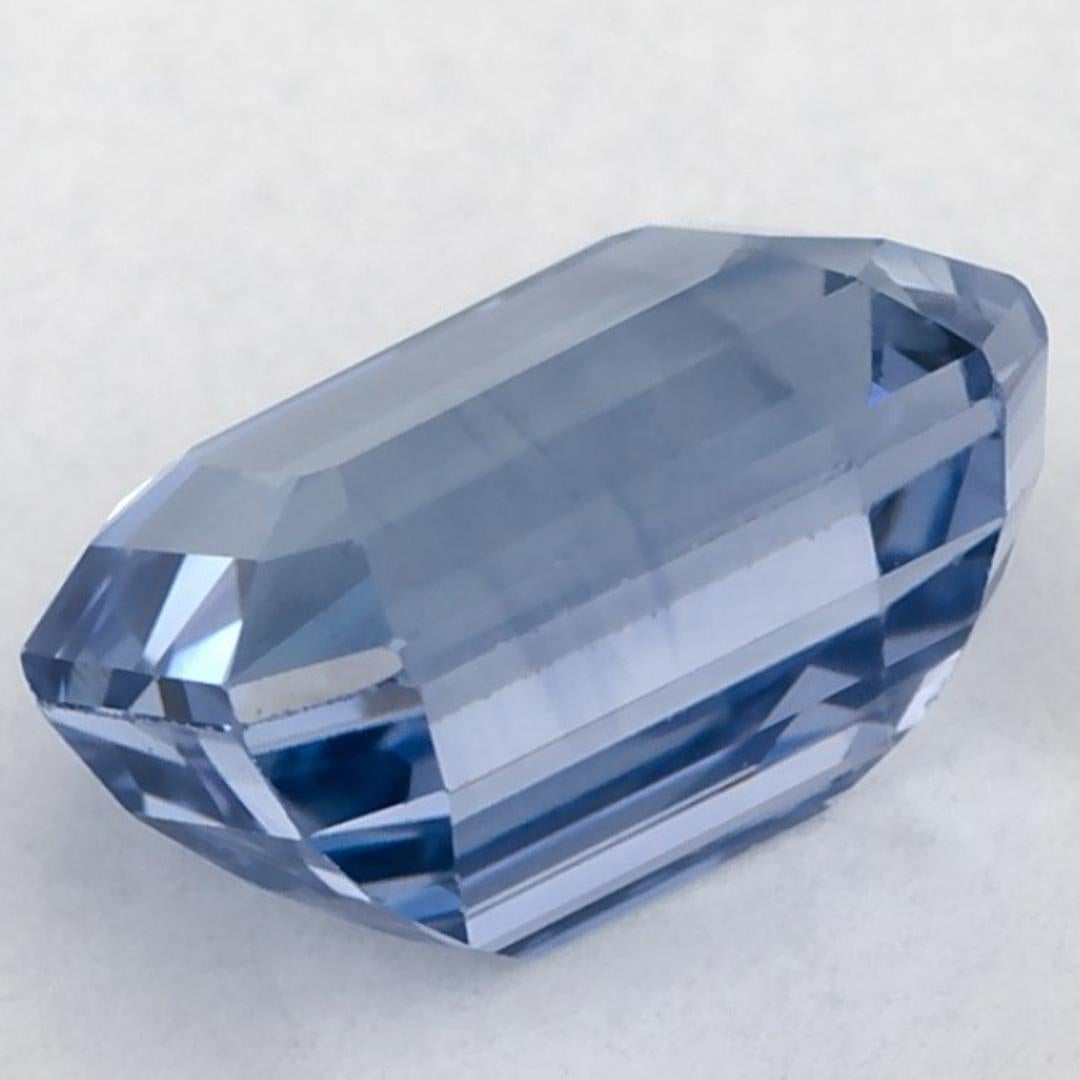 2.51 qt Zafiro Azul Octágono Gema Suelta en venta 3