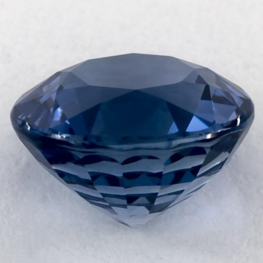 2.51 carati di zaffiro blu rotondo sfuso In condizioni Nuovo in vendita a Fort Lee, NJ