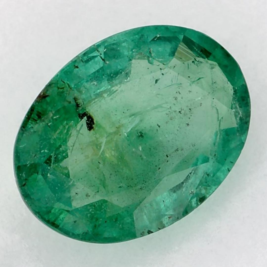 Oval Cut 2.51 Ct Emerald Oval Loose Gemstone For Sale
