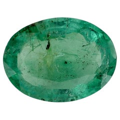 2.51 Ct Emerald Oval Loose Gemstone (pierre précieuse en vrac)