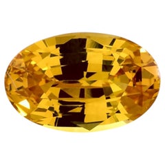 2.51 Ct Yellow Sapphire Oval Loose Gemstone