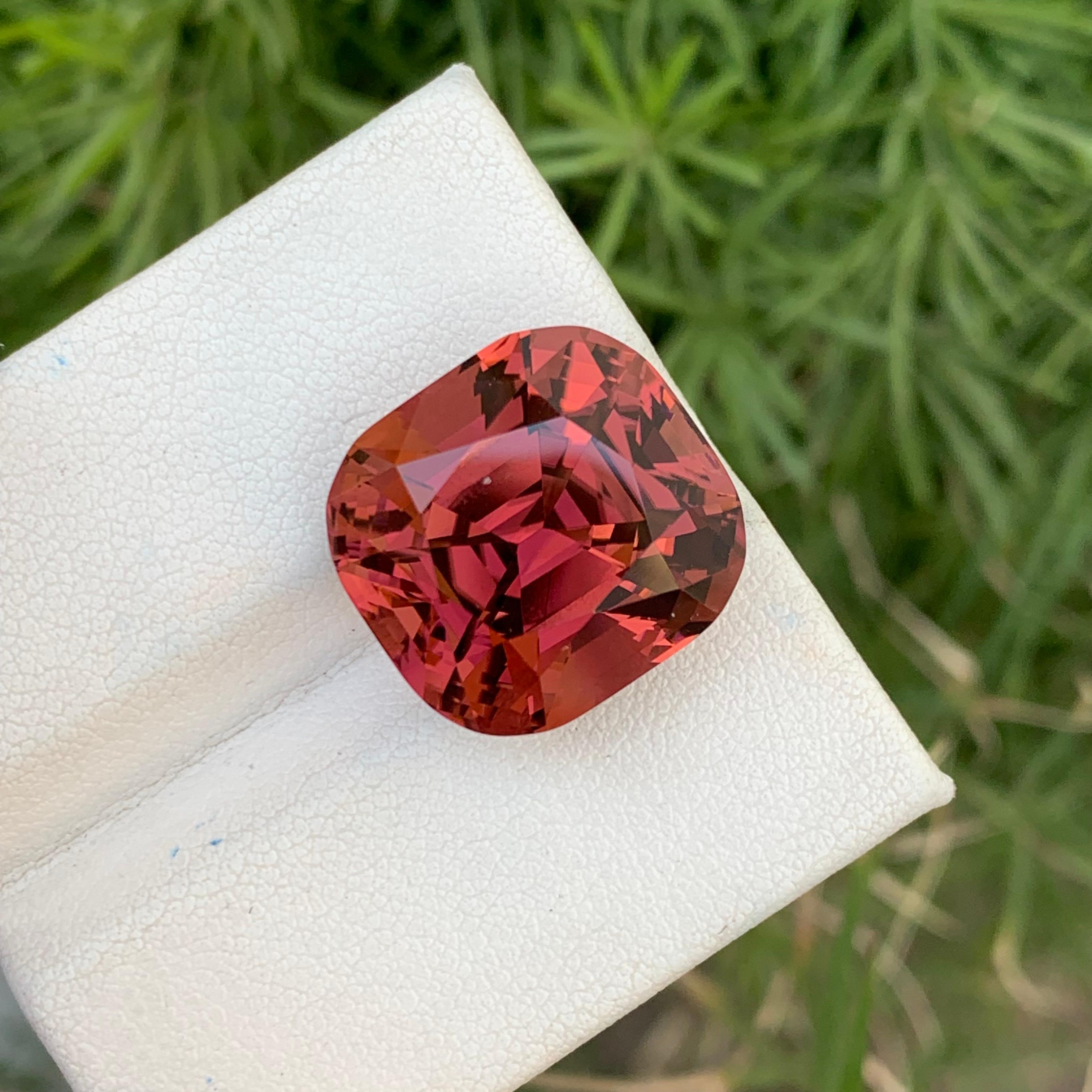 25.10 Carats Natural Loose Tourmaline Peach Red Color Afghanistan Earth Mine For Sale 5