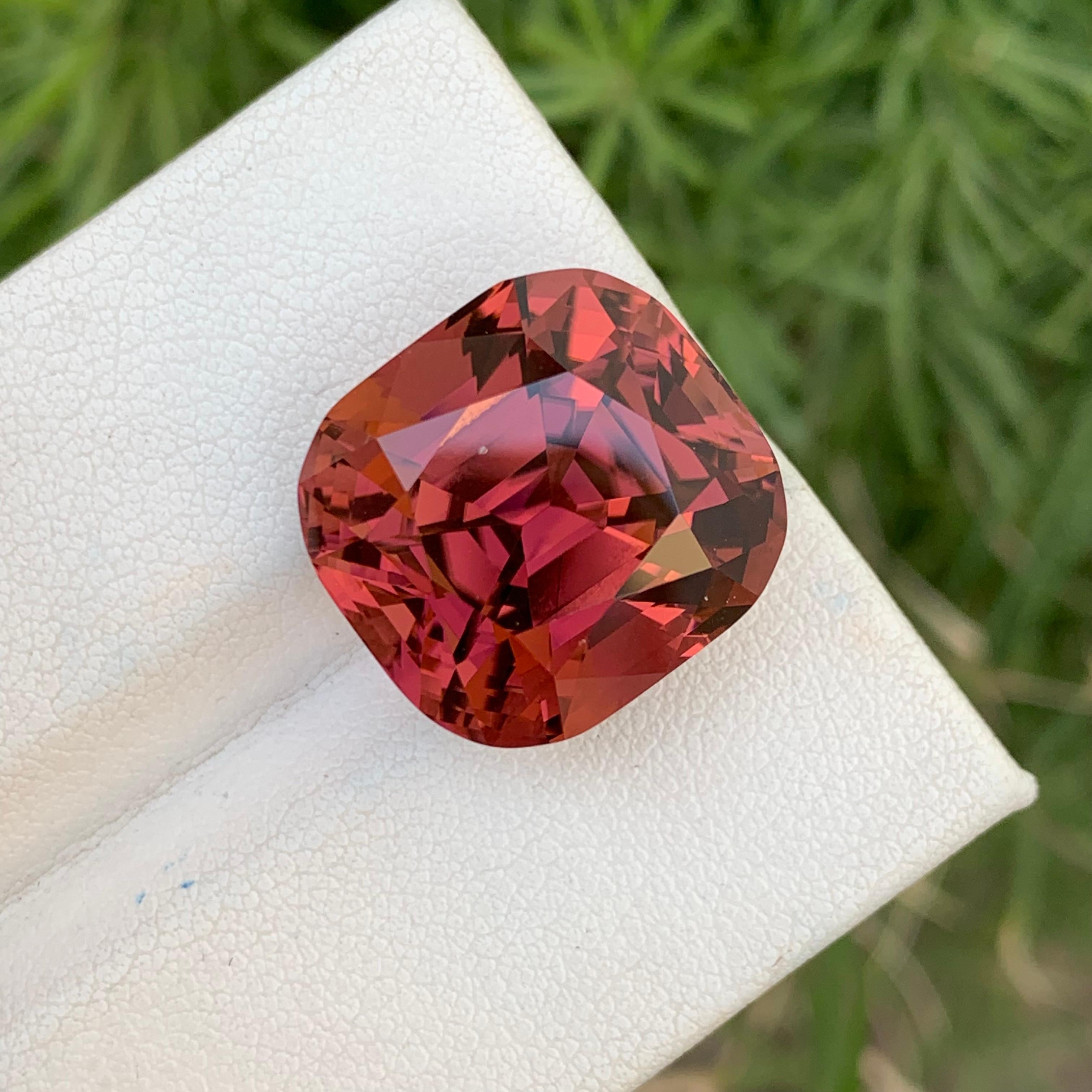 25.10 Carats Natural Loose Tourmaline Peach Red Color Afghanistan Earth Mine For Sale 7