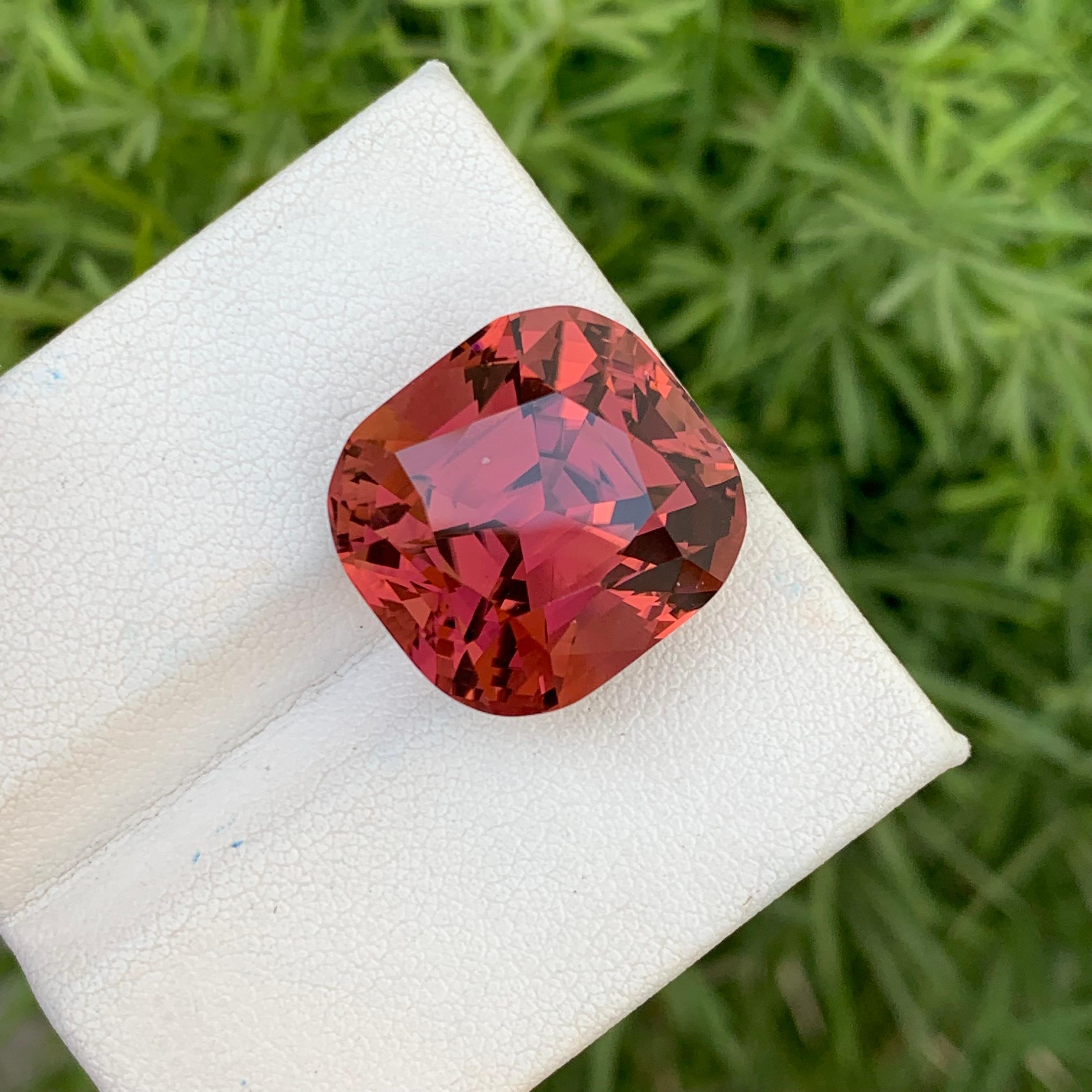25.10 Carats Natural Loose Tourmaline Peach Red Color Afghanistan Earth Mine For Sale 9