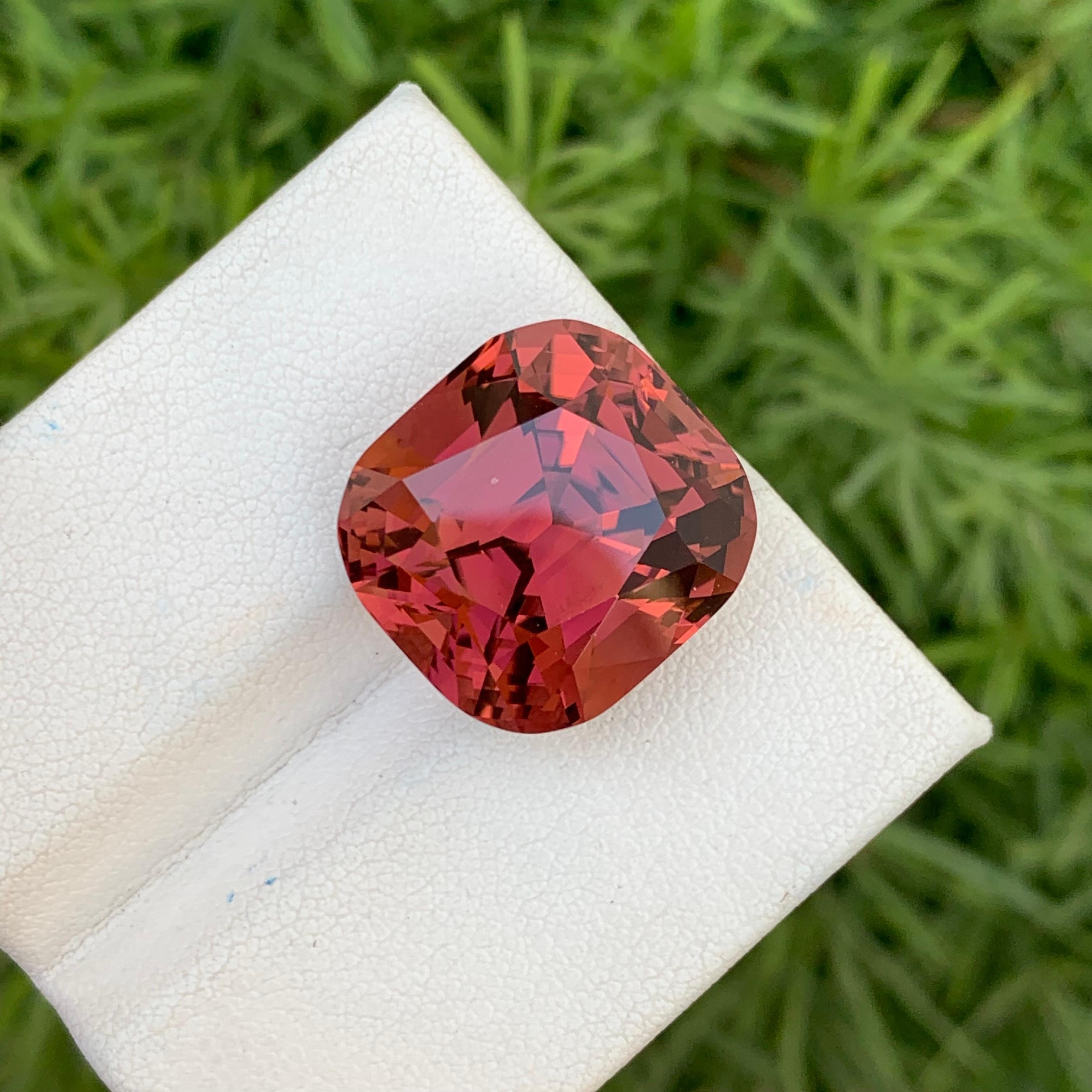 25.10 Carats Natural Loose Tourmaline Peach Red Color Afghanistan Earth Mine For Sale 10