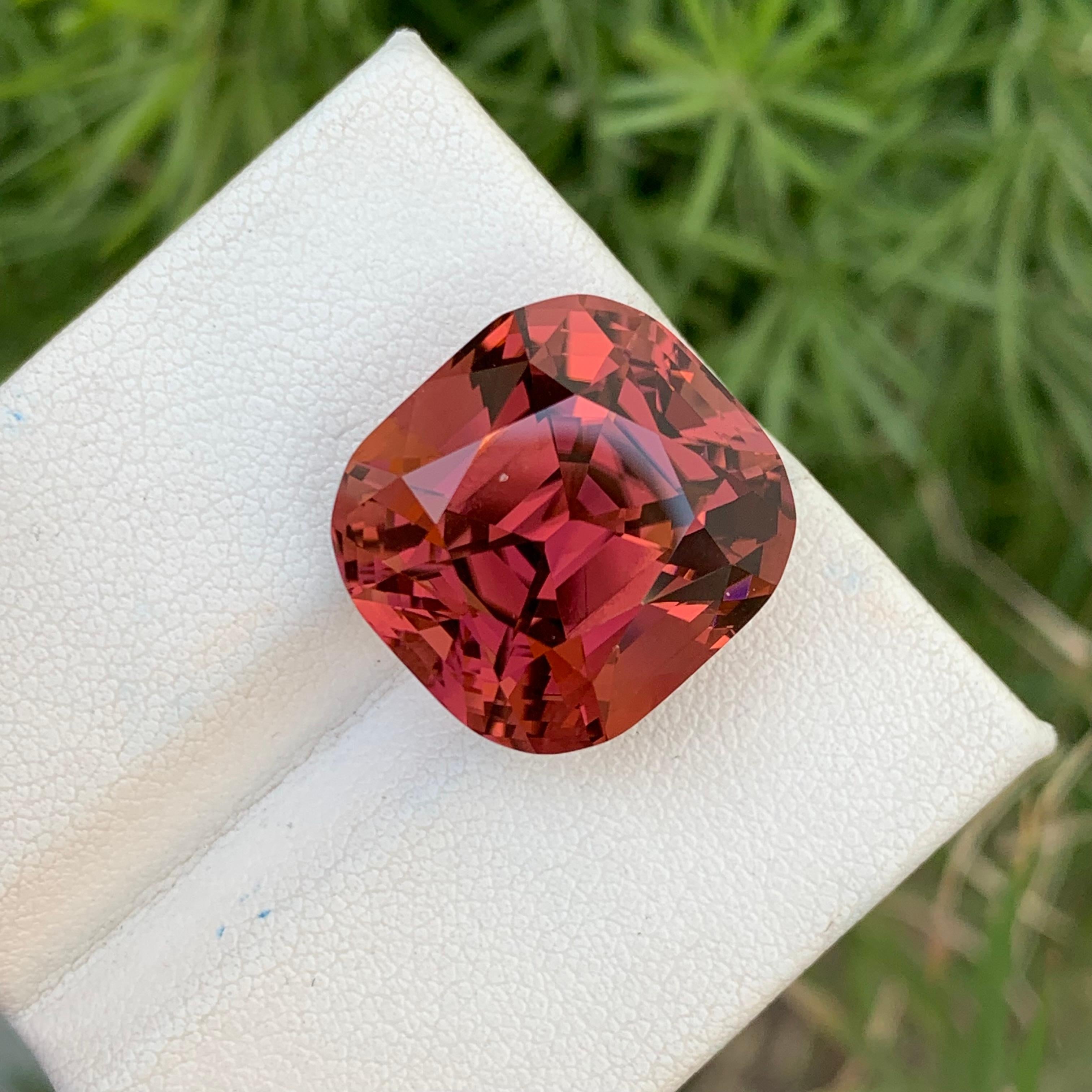 25.10 Carats Natural Loose Tourmaline Peach Red Color Afghanistan Earth Mine For Sale 1