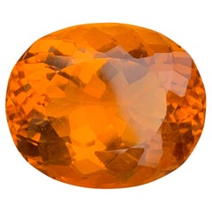 25.15 Carat Splendid Natural Loose Madeira Citrine Huge Oval Shape Gemstone
