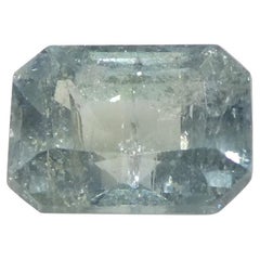 2.51ct Octagonal/Emerald Cut Greenish-Blue Teal Sapphire from Tanzania Unheated