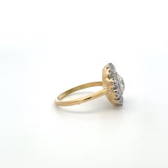 2.51ct Old European & Old Miner Cut Diamond Edwardian Ring 18K/Platinum