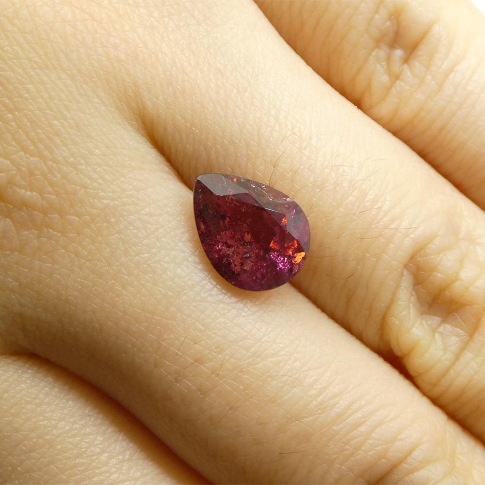 2.51ct Pear Pink Tourmaline from Brazil For Sale 2