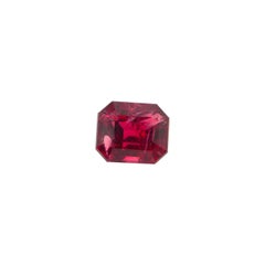 2.52 Carat Unheated Octagon-Cut Burmese Red Spinel