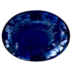 2.52 carati di zaffiro blu ovale sfuso