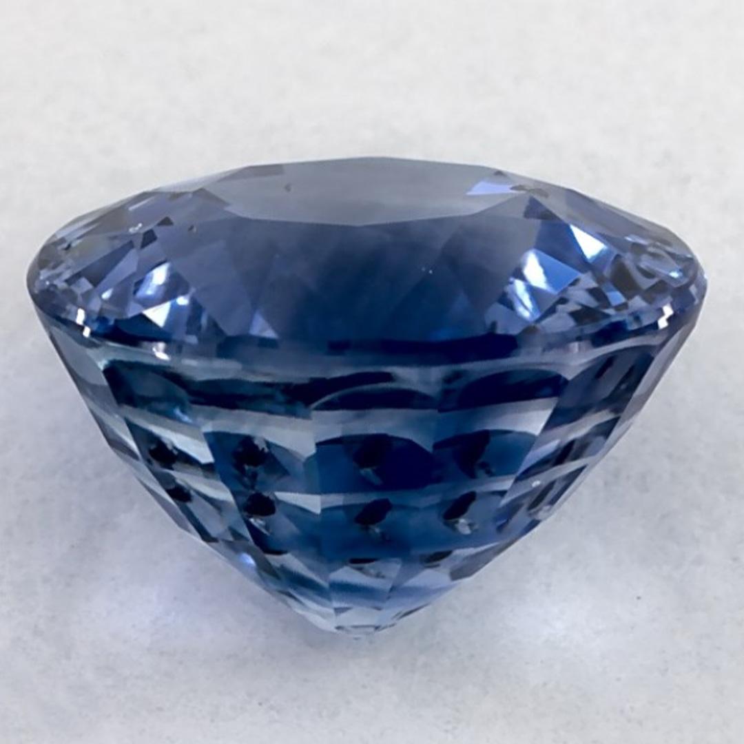 2.52 carati di zaffiro blu rotondo sfuso In condizioni Nuovo in vendita a Fort Lee, NJ