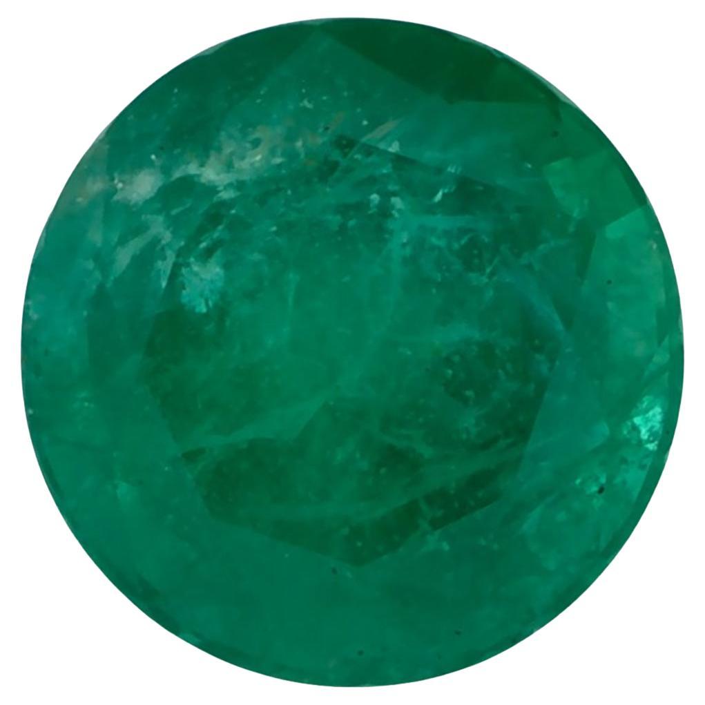 2.52 Ct Emerald Round Loose Gemstone For Sale