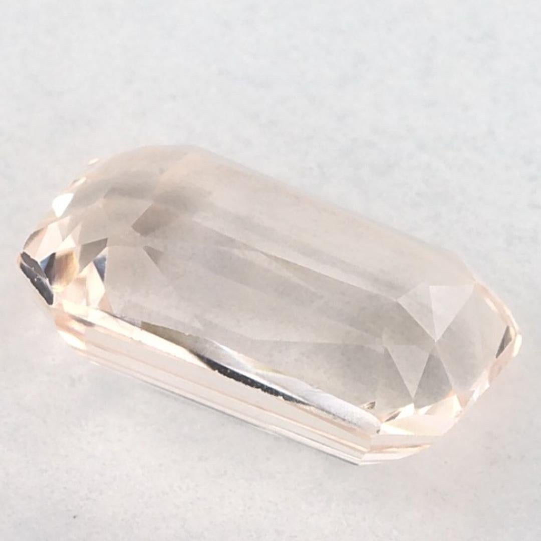 2.52 Ct Pink Sapphire Octagon Loose Gemstone (pierre précieuse en vrac) en vente 1