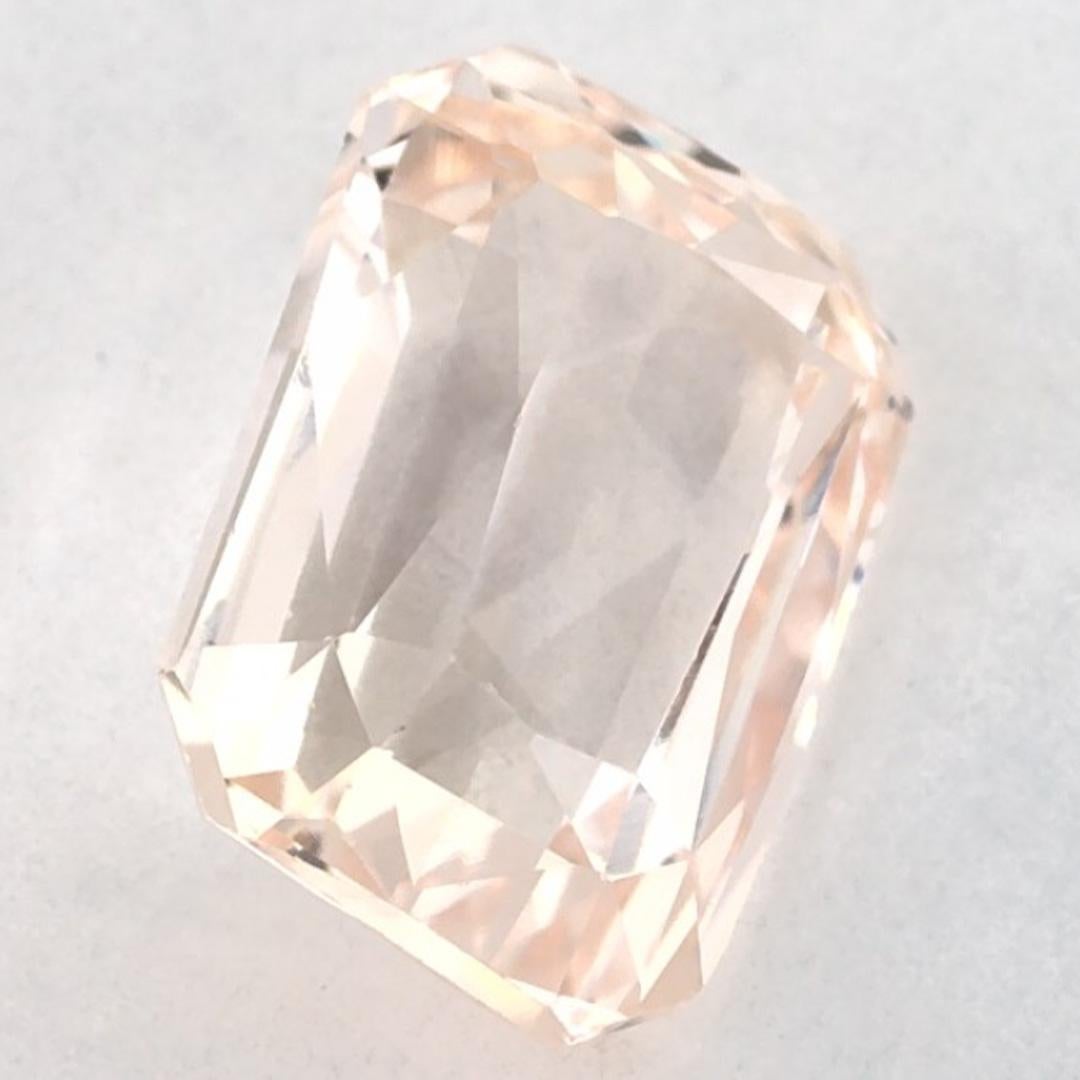 2.52 Ct Pink Sapphire Octagon Loose Gemstone (pierre précieuse en vrac) en vente 2