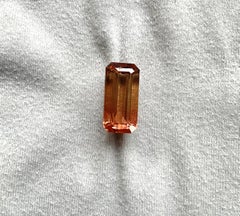 25.22 Carats Peach Tourmaline Octagon Faceted Top Quality Cut stone Natural Gem