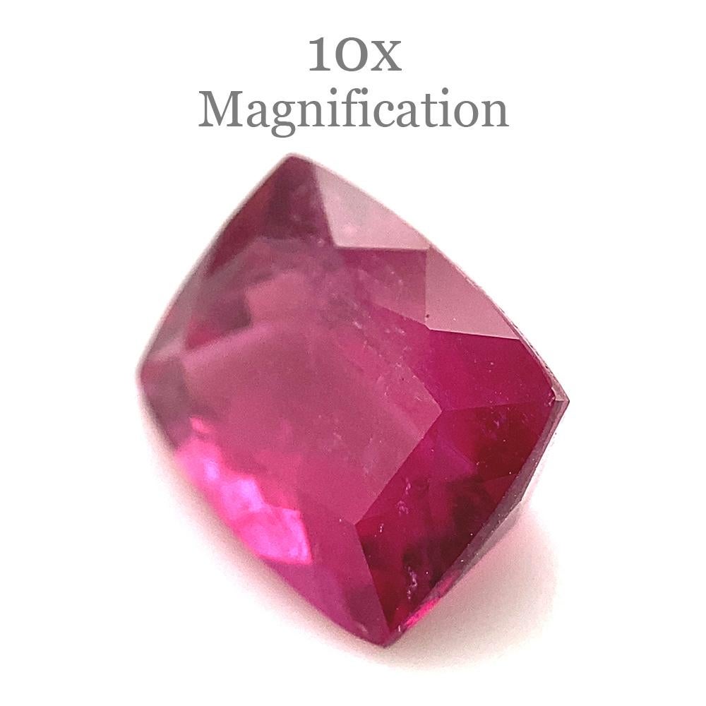 2,52ct Turmalina rosa púrpura de Brasil en cojín en venta 7